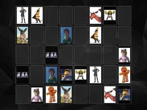 shrek Memory - Matching pairs