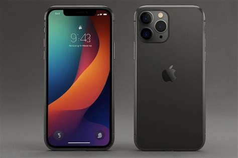 Mockup del iPhone 15 Pro de la parte delantera y trasera | Imagen ...