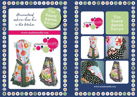 Saucy Apron Recipe Pattern cover | This is my first commerci… | Flickr