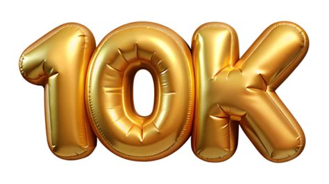 Nombres Dor 10k PNG Images | Vecteurs Et Fichiers PSD | Téléchargement ...