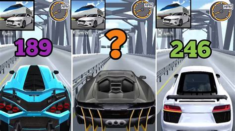 3 Different Super Car Top Speed in | 3D Driving Class | Gameplay - YouTube