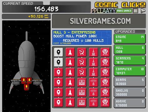 Cosmic Clicks - Graj Online na SilverGames 🕹️