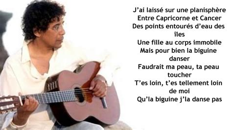 Laurent Voulzy: J'ai le coeur grenadine + Paroles Lyrics