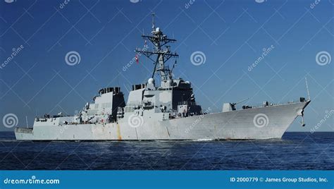 Destroyer naval image stock. Image du marine, guerre, bateau - 2000779