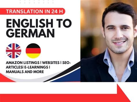 Deliver a perfect English-to-German translation within 24h | Upwork