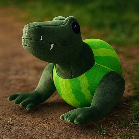 Jouet en peluche Brainrot Melone Crocodilo Balenae italien, adorable ...