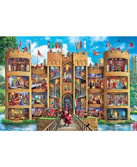 MasterPieces Puzzles Masterpieces Cutaways - Medieval Castle 1000 Piece ...