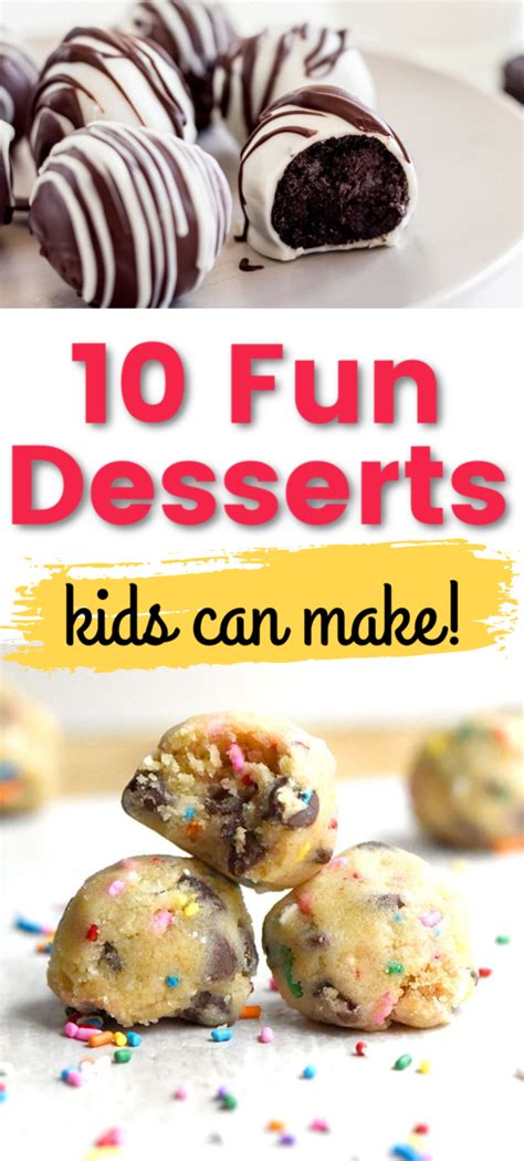 10 Fun Desserts Kids Can Make: Oreo Truffles, Funfetti Cake Balls & More