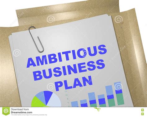 Concept Ambitieux De Plan D'action Illustration Stock - Illustration du ...