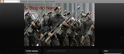 Bajo vigilancia el “Blog del Narco”