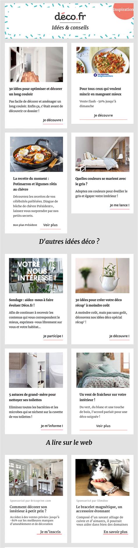Newsletter Déco.fr inspiration - Recevoir l'actualité décoration ...