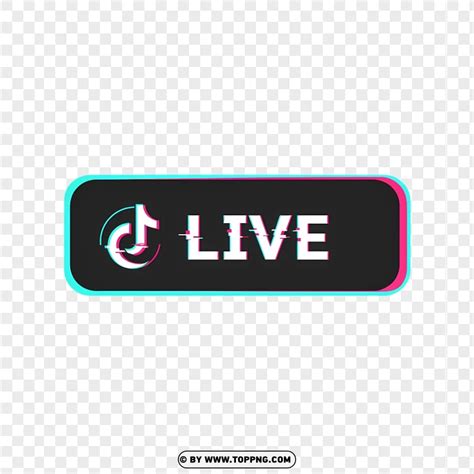 Tiktok Live Button Icon PNG | TOPpng