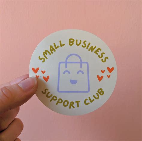 Support Small Business Sticker in 2024 | Business stickers, Small ...