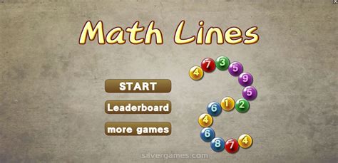 Lignes Mathématiques - Jouez en Ligne sur SilverGames 🕹️