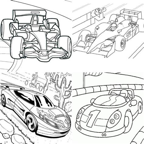 25 Free Race Car Coloring Pages for Kids and Adults