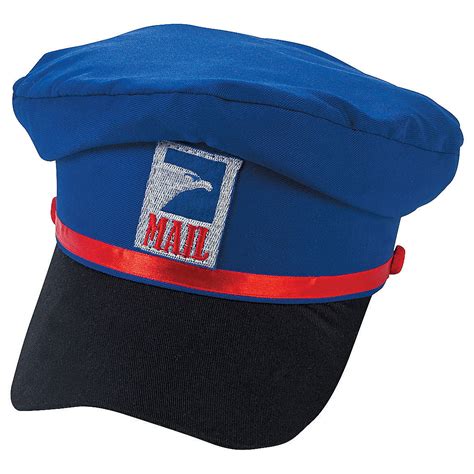 Mail Carrier Hat Polyester Cap USPS Mailman Man Delivery Costume ...