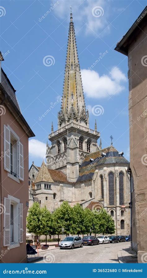 Autun, France stock photo. Image of cathedral, visit - 36522680