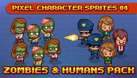 Toge Pixel Sprites - Zombie Apocalypse Pack | | Zombie apocalypse ...