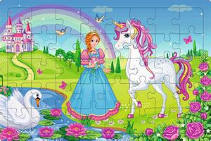 Crackles 40 Pc Paperless Wooden MDF Jigsaw Puzzle Fairy Princess ...