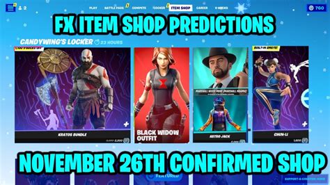 November 27th 2023 Fortnite Item Shop CONFIRMED / Fortnite Early Item ...
