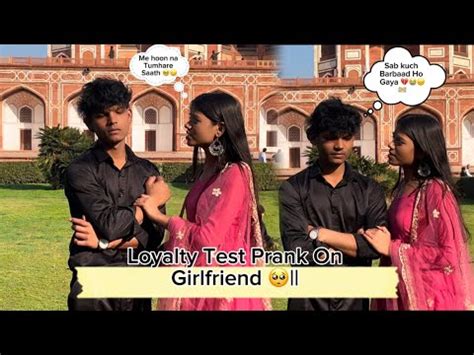 Loyalty Test Prank On Girlfriend 🥺|| मेरी लाइफ बर्बाद हो गई 💔💔... On public prank......