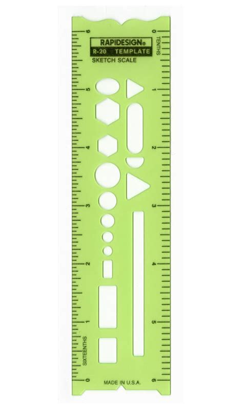 Rapidesign® Sketch Scale Template