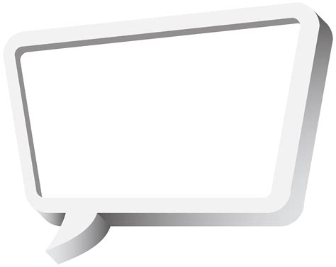 Speech balloon PNG transparent image download, size: 8000x6367px