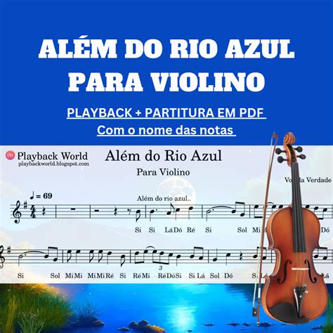 Playback Para Violino com Partitura em PDF - Playback World - Medium