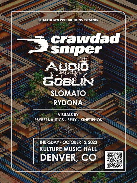 Oct 12: Crawdad Sniper & Audio Goblin w/ Slomato, Rydona | Funktion One ...