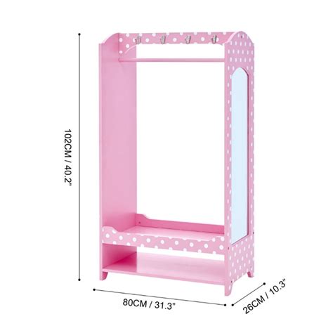 Kids Pink Dress Up Rail | Kidaroos