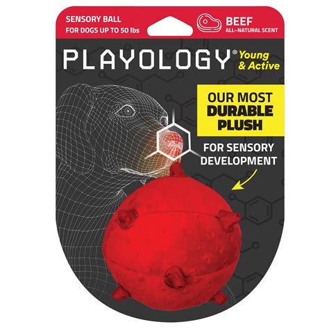 Playology Puppy Dog Ball Toy for Sensory Development | Medium Sized ...