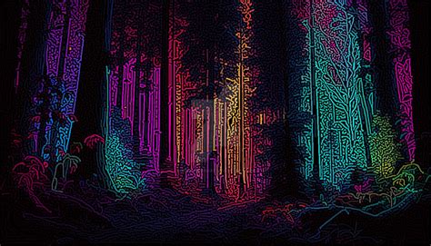 The Neon Forest 8 by HereisSomeArt on DeviantArt