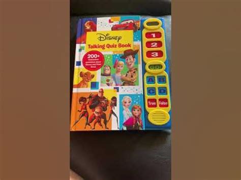 Disney Talking Quiz Book - YouTube