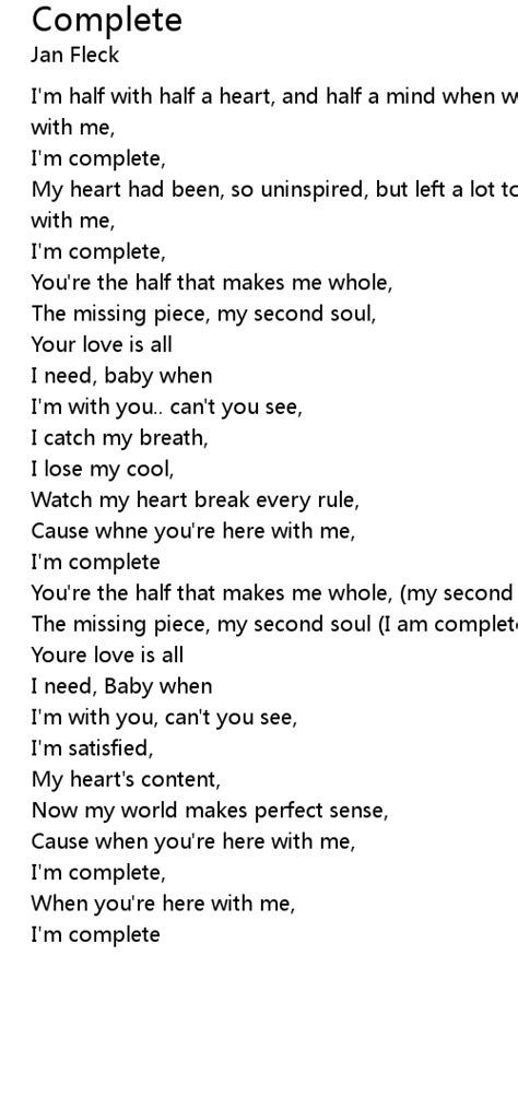 Complete Lyrics - Follow Lyrics