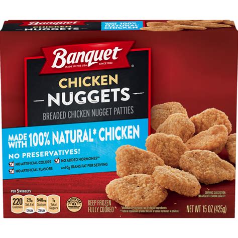 Banquet Chicken Nuggets | Frozen Meat, Seafood & Meatless | Houchens ...