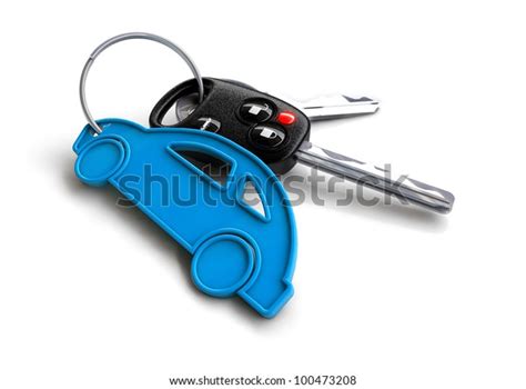 Modern Car Keys Blue Car Key Stock Illustration 100473208