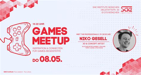 Games Meetup am SAE Campus München 🎮 - Games/Bavaria Events
