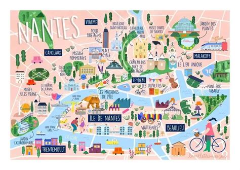 Mapa interactivo de Nantes | Genially