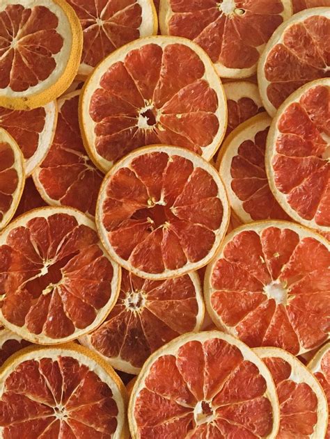 Eco-Friendly Dried Grapefruit Slices