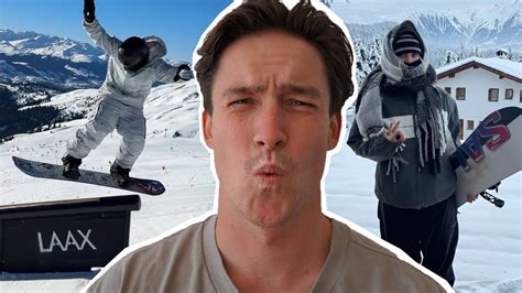 Professional snowboarders preparing for a World Cup - YouTube