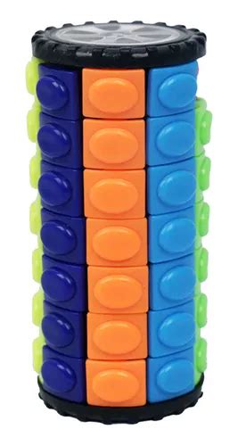 Puzzle Tower Cylinder 3d Rotate And Slide Logic Restless | Envío gratis