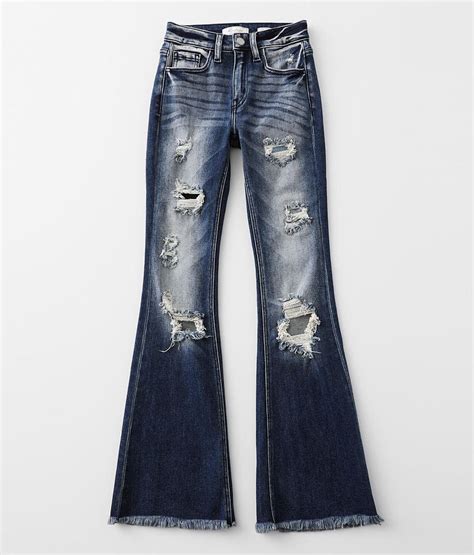 Girls - KanCan Signature Slim High Rise Flare Jean - Girl's Jeans in ...