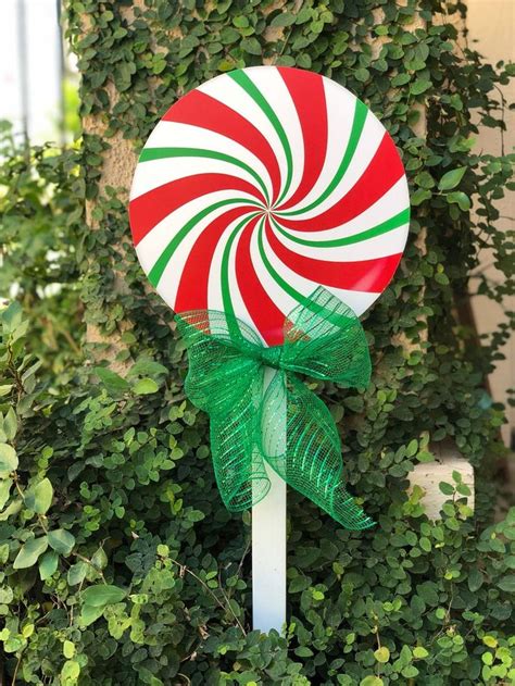 Giant Outdoor Christmas Lollipops at Hugo Jeffery blog