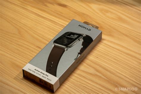 NOMAD Active Strap Pro レビュー：Apple Watch用オシャレな防水レザーバンド | SNAPLOG
