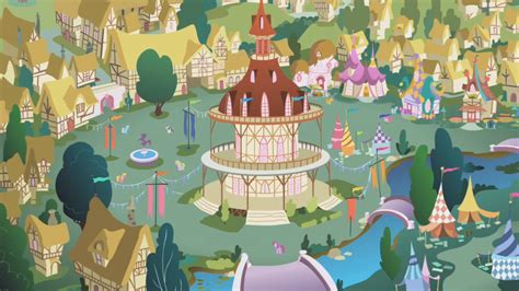 ponyville town square | My little pony, Pony, My little pony friendship