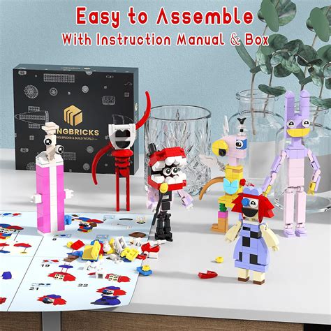 2023new Hot The Amazing Digital Circus Bricks Model Figure Clown Pomni ...