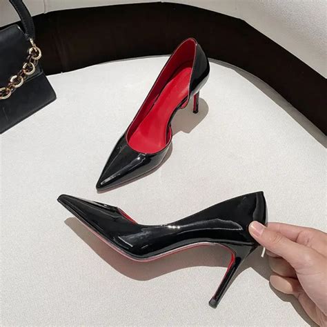 Les Chaussures Talon Femmes Slipper Red Pumps High Heel Sandals for ...