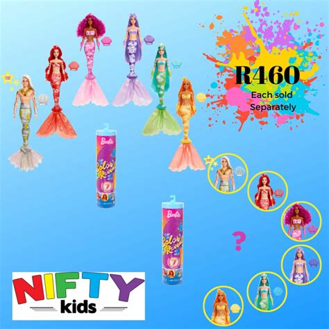 Colour reveal mermaid Barbie – Nifty Kids