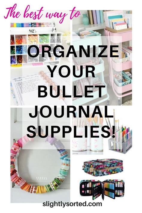 Glory Bullet Journal Supply Organizer Artist A Year At Glance