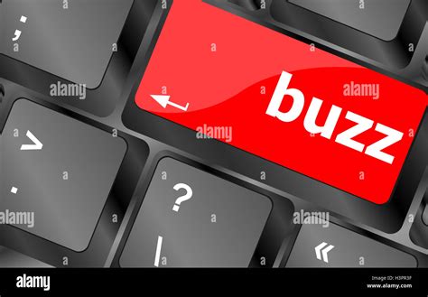 buzz word on computer keyboard key Stock Photo - Alamy